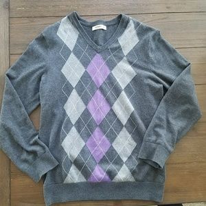 Old navy argyle sweater